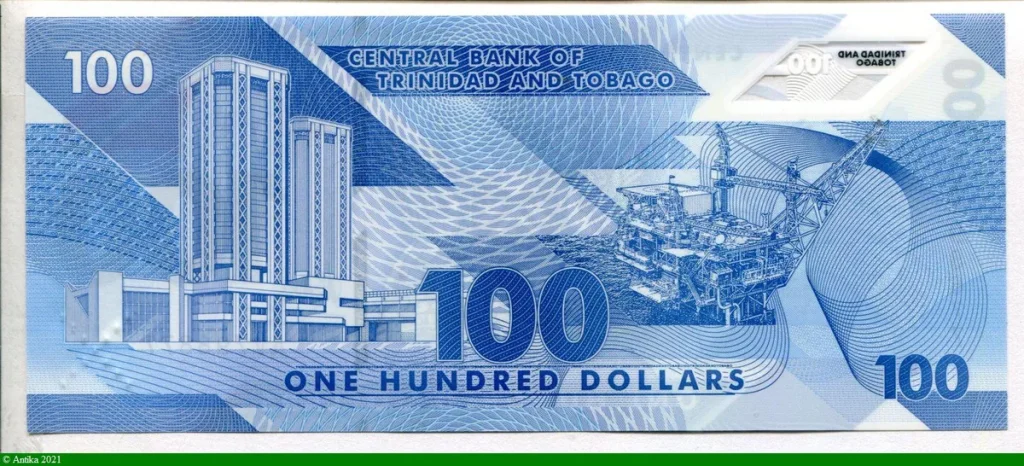 100 Dollars Oiseaux & Plate forme Pétrolière * * NOUVEAUTE