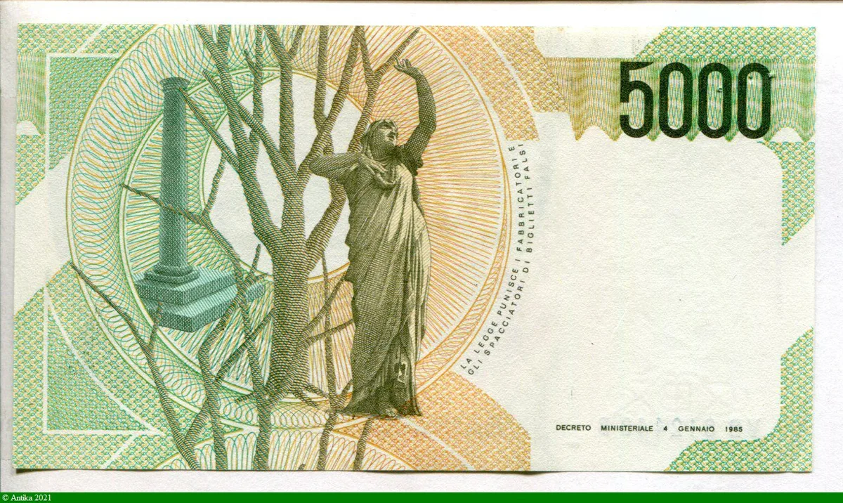 5000 Lire V.Bellini * *