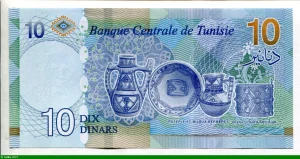 10 Dinars Tawhida Ben Cheikh & Poteries Polymère * * * NOUVEAUTE