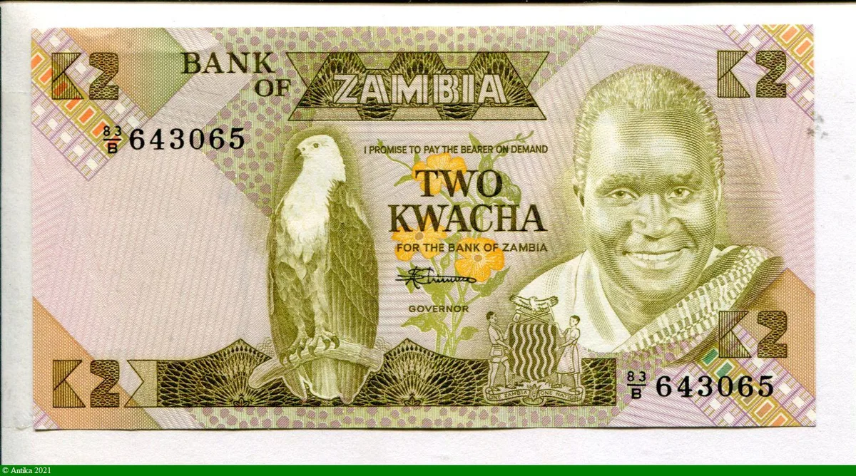 2 Kwacha Pdt Kaunda & Ecolier * * * * *