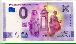 0 Euro Souvenir BATAILLE DE GERGOVIE * * * * * * * * * * * * * * * * * * *