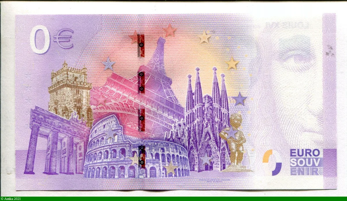 0 Euro Souvenir LOUIS XVI * * * * * * * * * * * * * * * * * *
