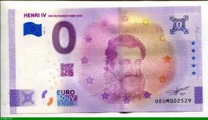 0 Euro Souvenir HENRI IV * * * * * * * * * * * * * * * * * *