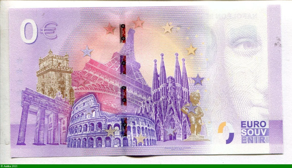 0 Euro Souvenir NAPOLEON III * * * * * * * * * * * * * * * * * *