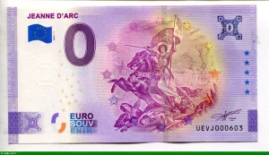 0 Euro Souvenir JEANNE D'ARC * * * * * * * * * * * * * * * * *