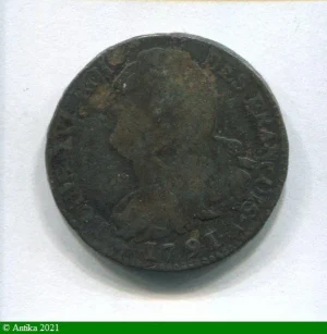 2 SOLS FRANCOIS, An 3 à 5 LOUIS XVI