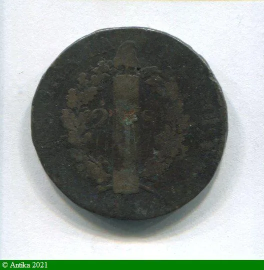 2 SOLS FRANCOIS, An 3 à 5 LOUIS XVI