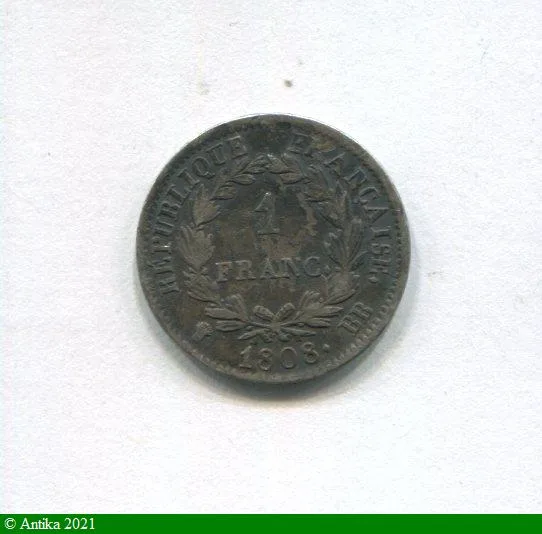 1 FRANC NAP EMP revers REPUBLIQUE