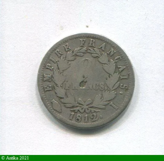 2 FRANCS NAP EMP revers EMPIRE