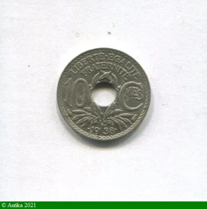 10 CENTIMES LINDAUER Pt avt & après la date