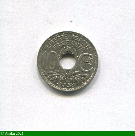 10 CENTIMES LINDAUER Pt avt & après la date