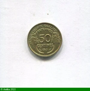 50 CENTIMES MORLON Bronze-Alu