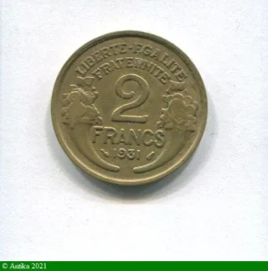 2 FRANCS MORLON Bronze-Alu