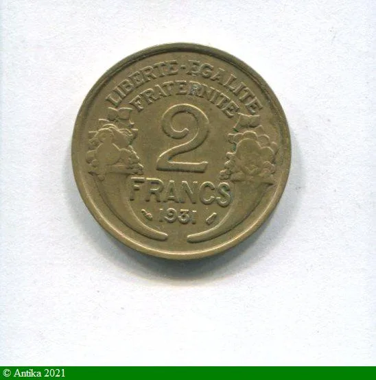 2 FRANCS MORLON Bronze-Alu