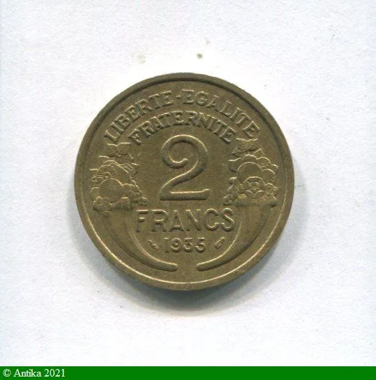 2 FRANCS MORLON Bronze-Alu