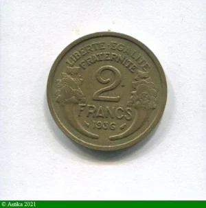 2 FRANCS MORLON Bronze-Alu