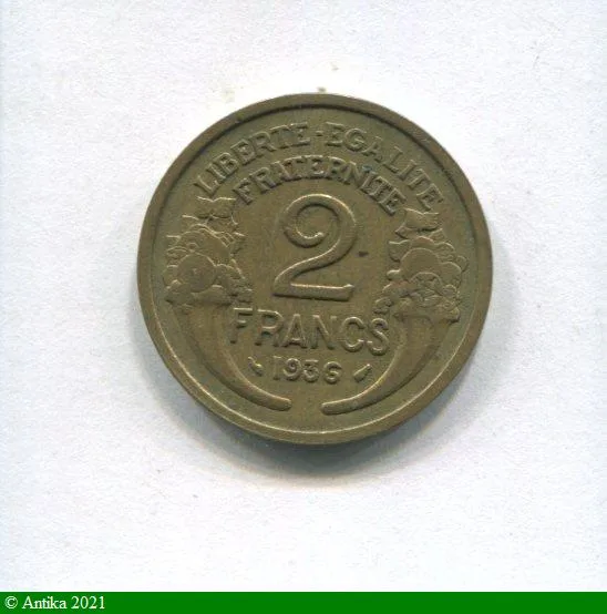2 FRANCS MORLON Bronze-Alu