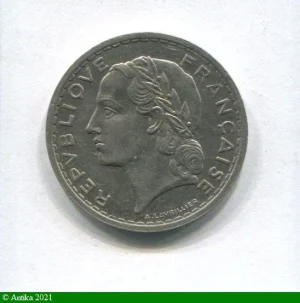5 FRANCS LAVRILLIER Nickel
