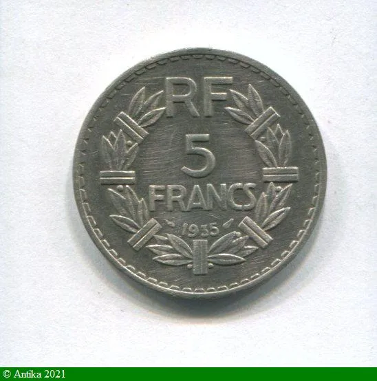 5 FRANCS LAVRILLIER Nickel