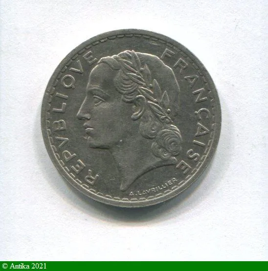 5 FRANCS LAVRILLIER Nickel
