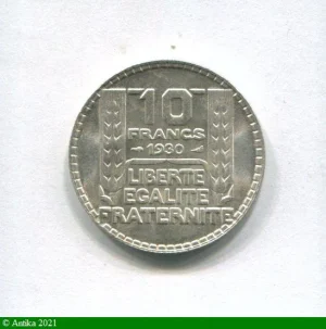 10 FRANCS TURIN Argent