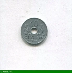 10 CENTIMES A.G.M.M Petit Module