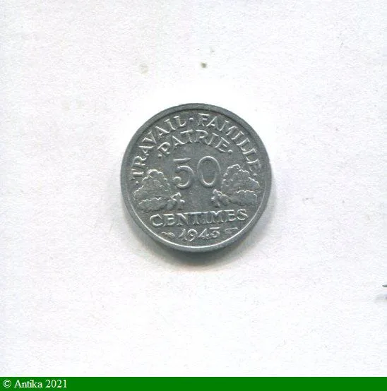 50 CENTIMES BAZOR Aluminium