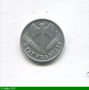 1 FRANC BAZOR Aluminium