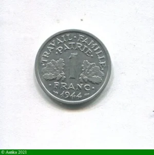1 FRANC BAZOR Aluminium