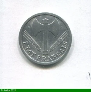 5 FRANCS BAZOR Aluminium