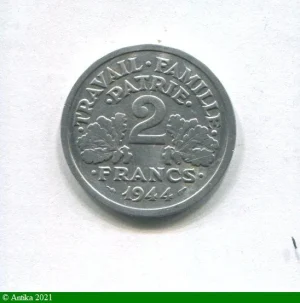 5 FRANCS BAZOR Aluminium