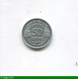 50 CENTIMES MORLON Aluminium