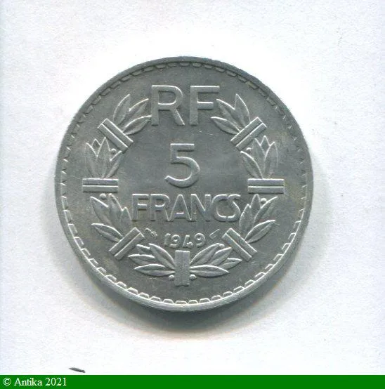 5 FRANCS LAVRILLIER Aluminium