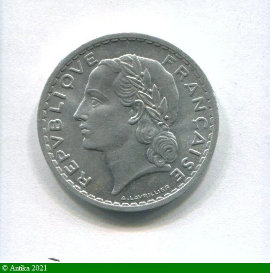 5 FRANCS LAVRILLIER Aluminium