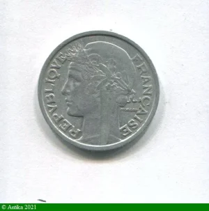 2 FRANCS MORLON Aluminium