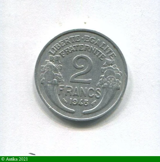2 FRANCS MORLON Aluminium