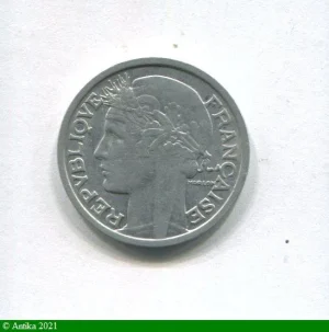 2 FRANCS MORLON Aluminium