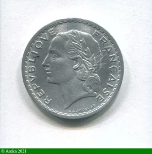 5 FRANCS LAVRILLIER Aluminium