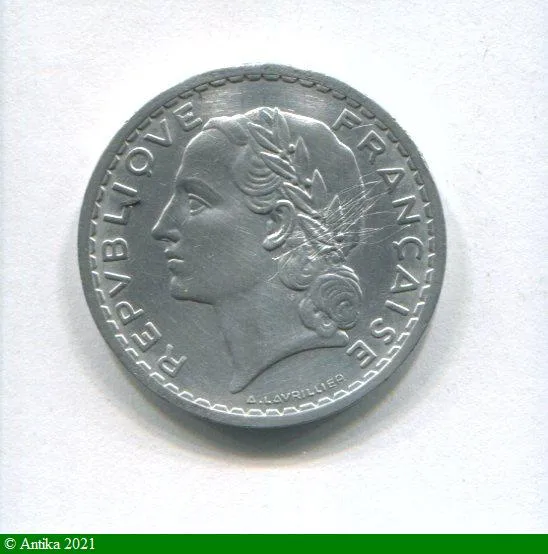 5 FRANCS LAVRILLIER Aluminium
