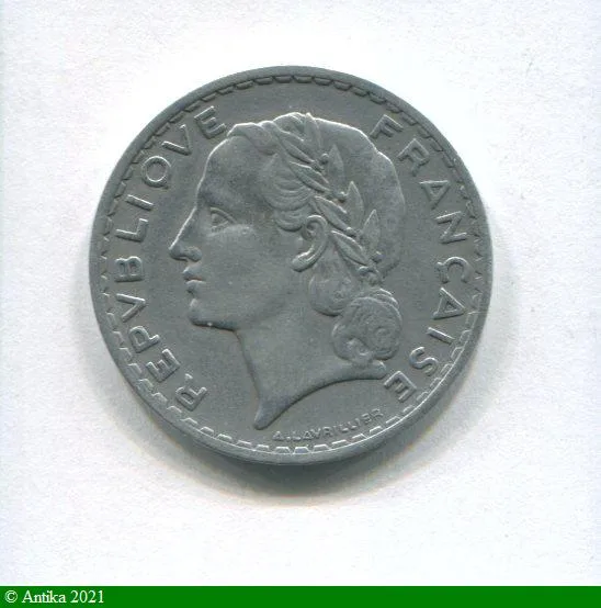 5 FRANCS LAVRILLIER Aluminium