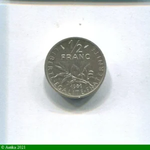 1/2 FRANC SEMEUSE Argent