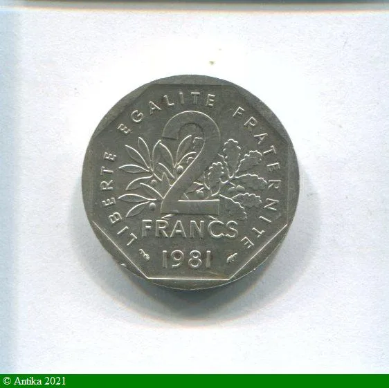 2 FRANCS SEMEUSE Argent