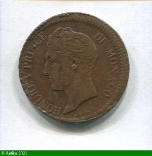 1 DECIME HONORE V 1819-1841