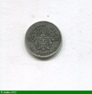 50 CENTIMES Argent NORODOM Ier