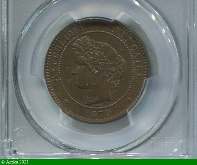 10 CENTIMES CERES 1870 A moyen