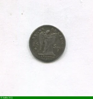15 SOLS FRANCOIS, An 3 à 5 LOUIS XVI