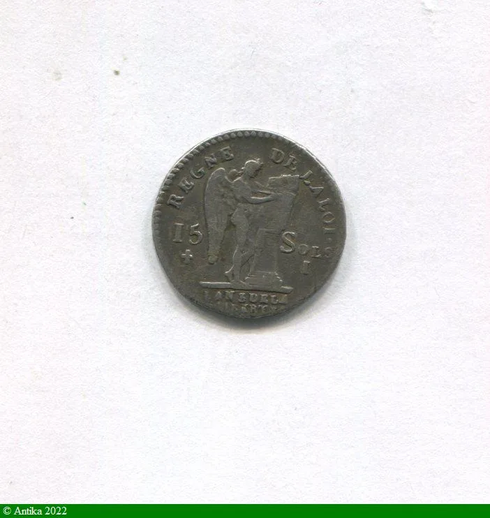 15 SOLS FRANCOIS, An 3 à 5 LOUIS XVI