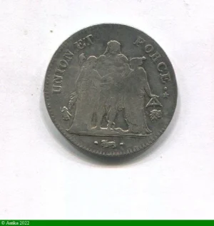 5 FRANCS UNION & FORCE