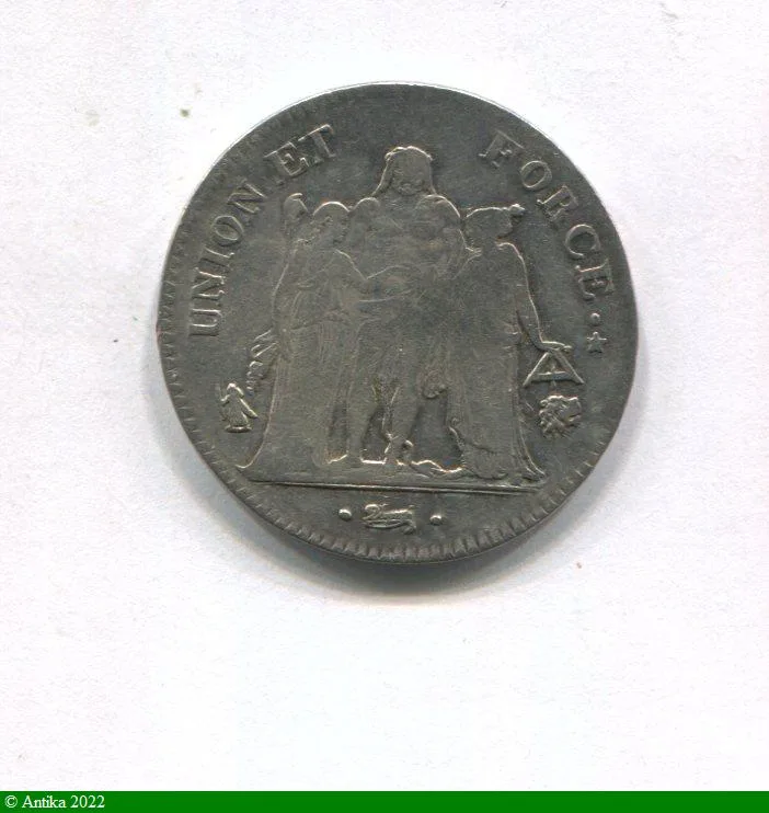 5 FRANCS UNION & FORCE