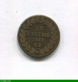 1 DECIME LOUIS XVIII